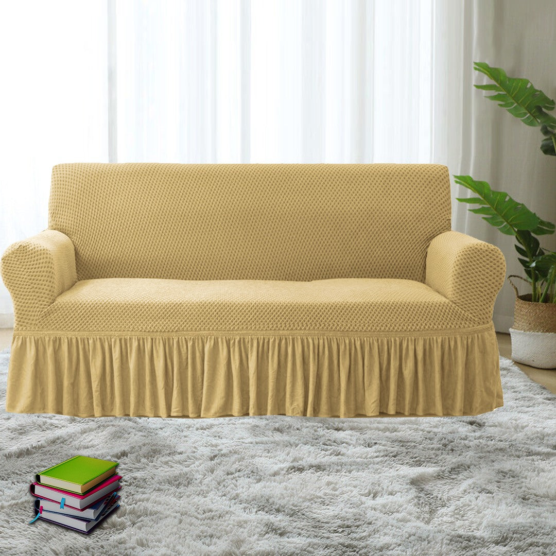 TURKISH STYLE FRILL SOFA COVER