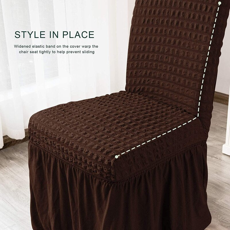 Persian Chair Covers - Dark Brown