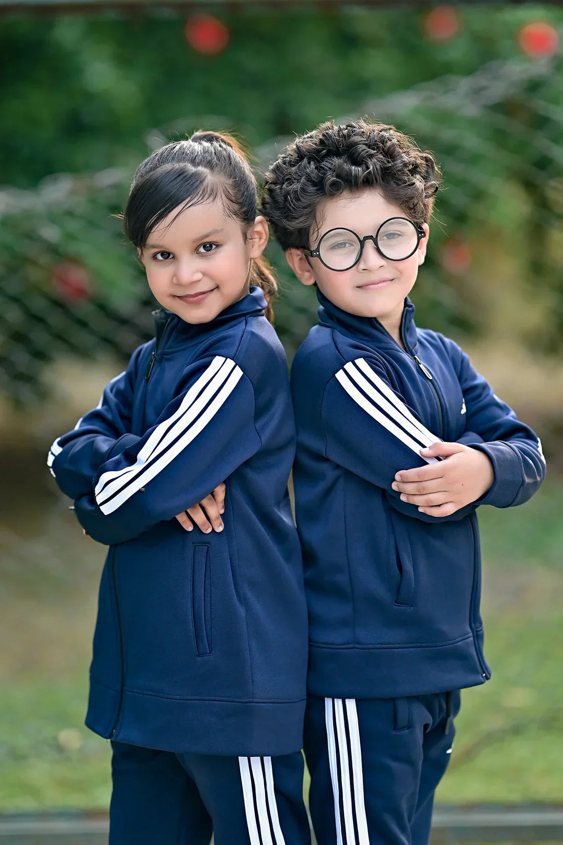 Kids Winter Track Suit ( Blue T Line )