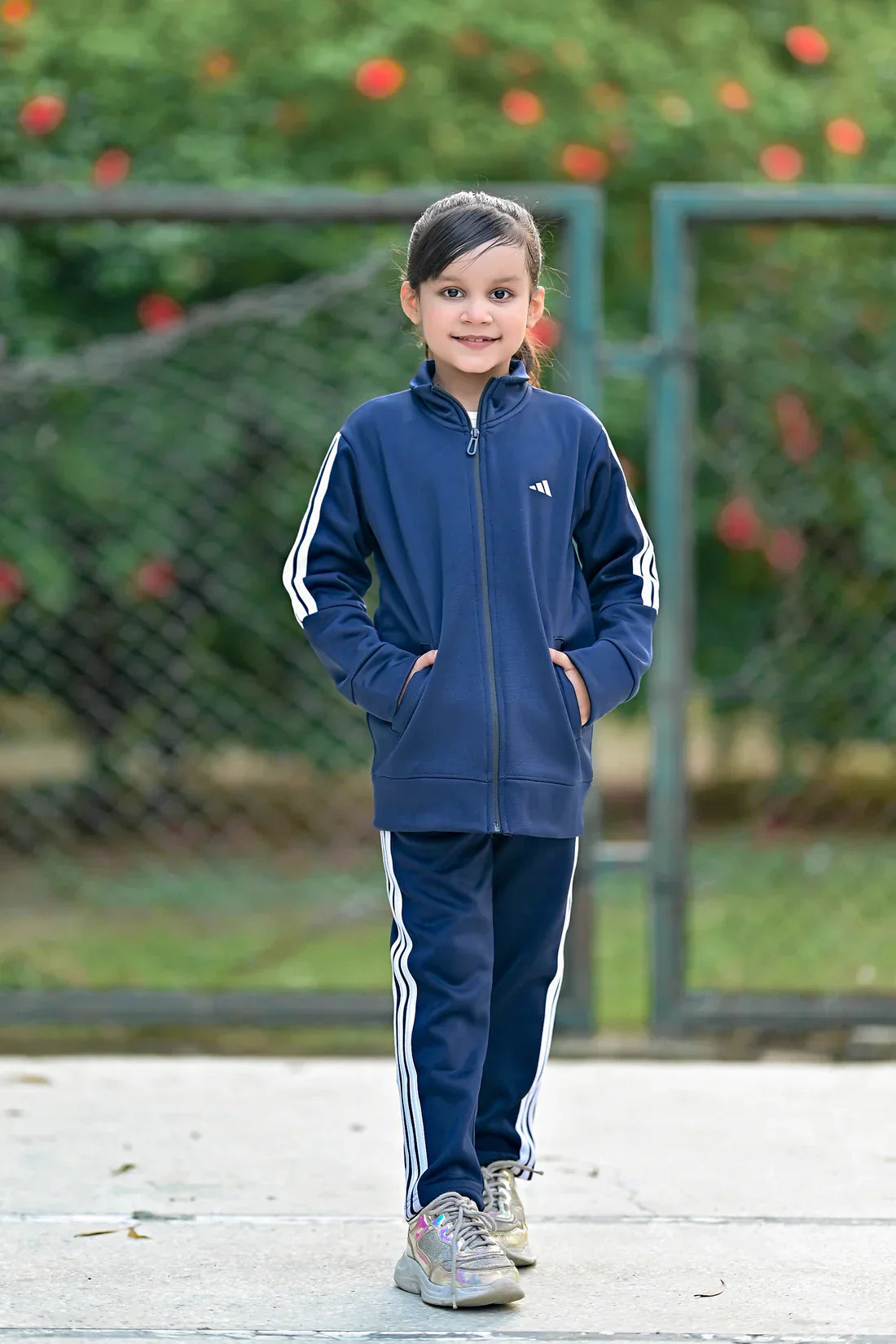 Kids Winter Track Suit ( Blue T Line )