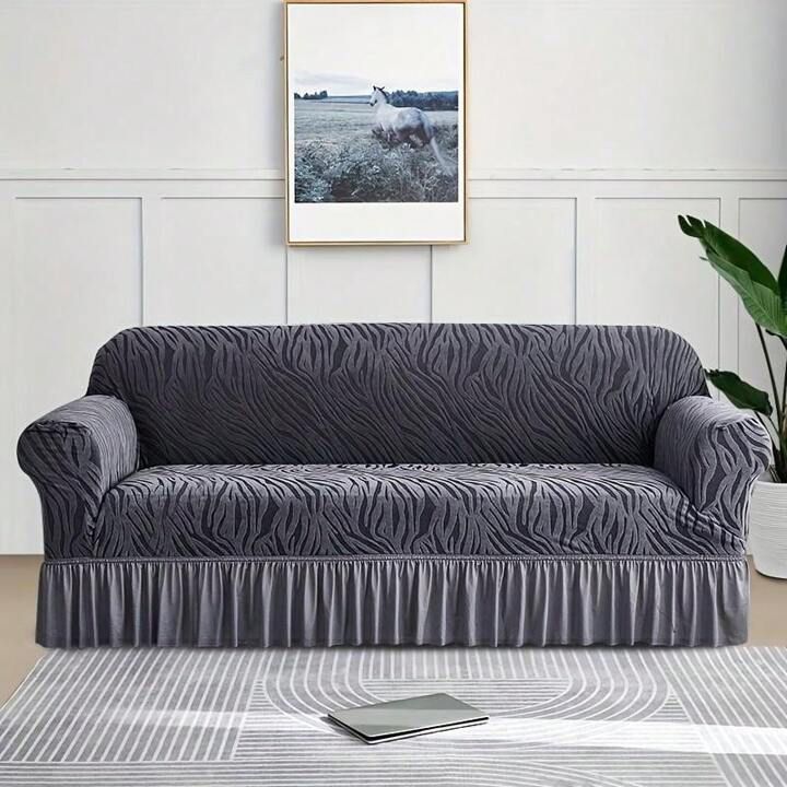 Zebra Velvet Sofa Covers - All Colors & Sizes