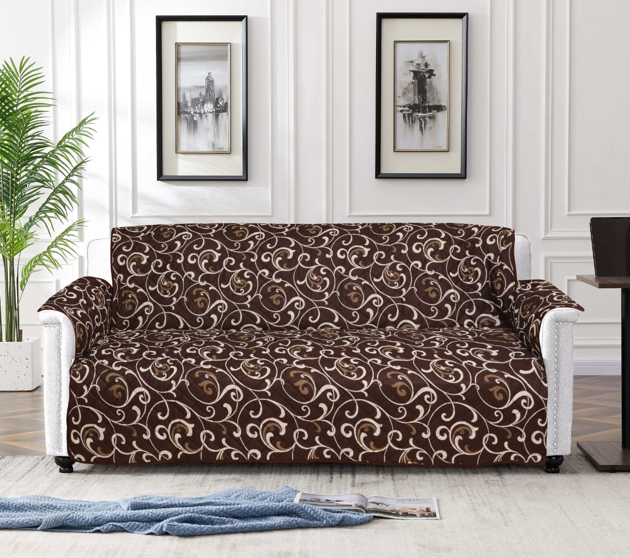 New Quilted Printed Sofa Protectors