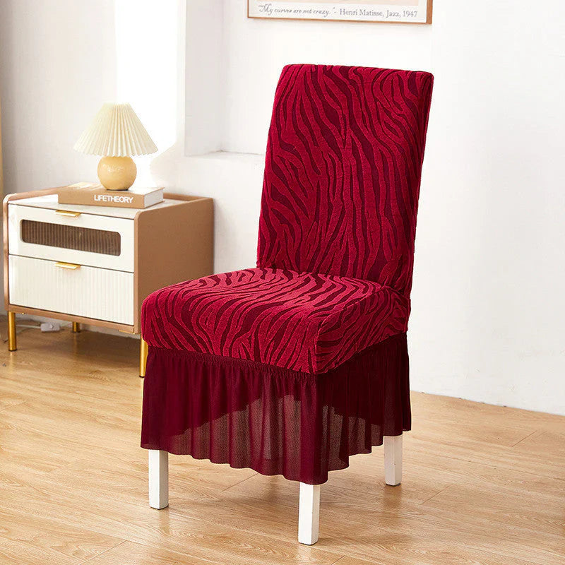 Zebra Valvet Chair cover